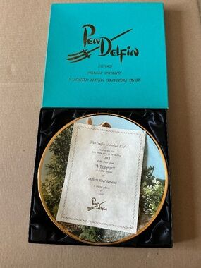 Pendelfin Studios Collectors Plate Whopper by Doreen Roberts Limited Edition